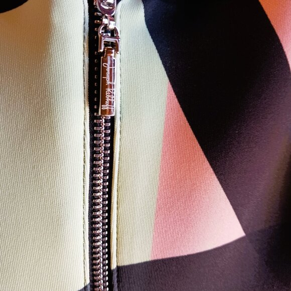 JOSEPH RIBKOFF Floral Abstract dress EUC Sz 14 MADE IN CANADA - Picture 10 of 11